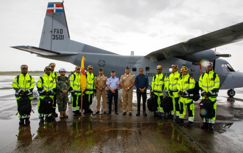 República Dominicana despliega equipo especializado de las Fuerzas Armadas hacia Venezuela como parte de la Operación Quisqueya Solidaria 2026