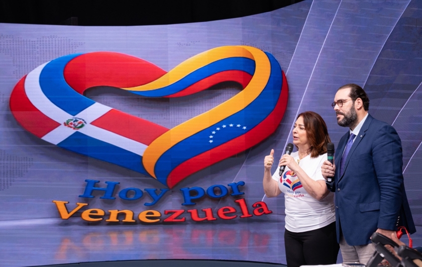 La televisión dominicana se unió por Venezuela en una jornada solidaria sin precedentes