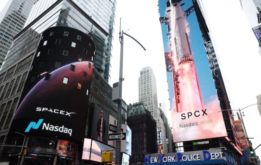 SpaceX podría recibir un impulso de US$12.400 millones por el Nasdaq -100